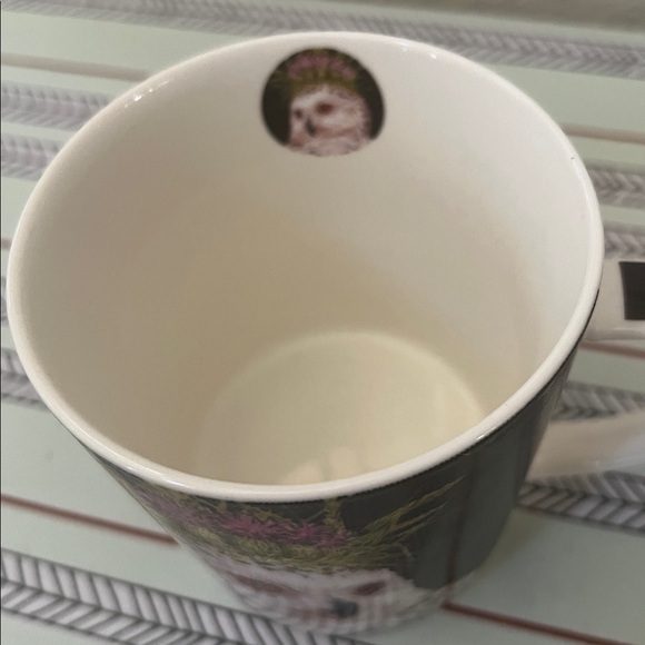 Vicki Sawyer Coffee or Tea Mug Rare "Snow Queen Owl Bone China PPD 13oz - Picture 5 of 6
